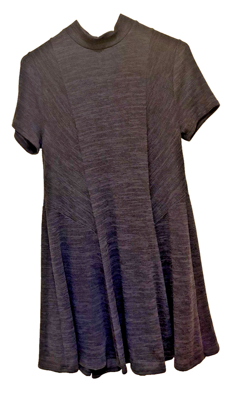 Altard State Fit and Flare Knit Sweater Dress Women Size Large Short Sleeves